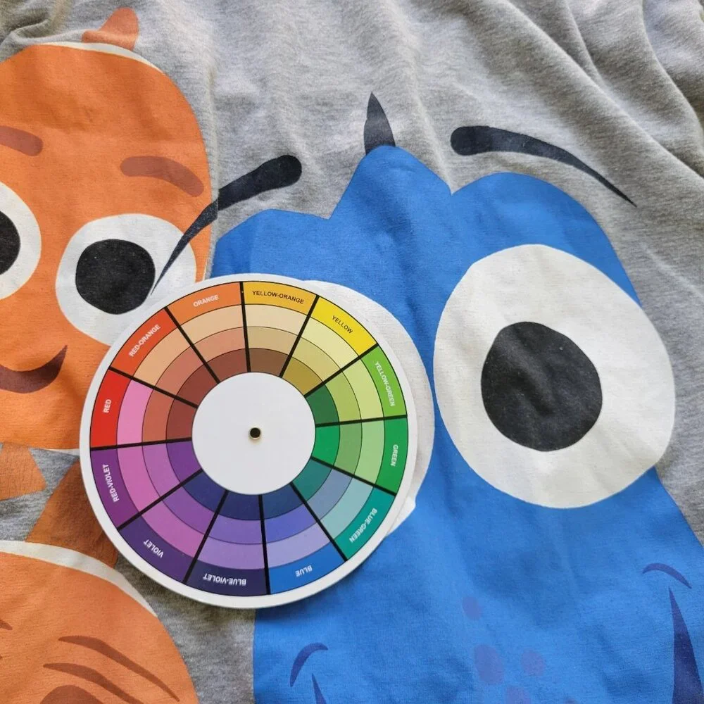 Disney Pixar Finding Dory Womens Pajama Top 1X Plus Gown Gray Cotton Blend GRA26 - Picture 9 of 9